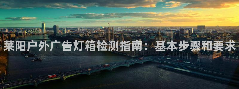 杏宇平台总代理：莱阳户外广告灯箱检测指南：基本步骤和要求