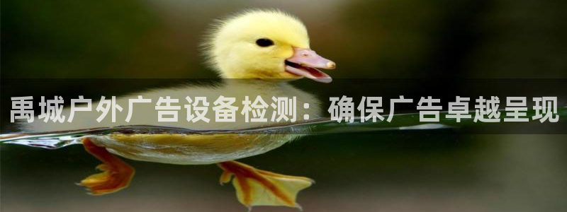 杏宇平台是什么：禹城户外广告设备检测：确保广告卓越呈现