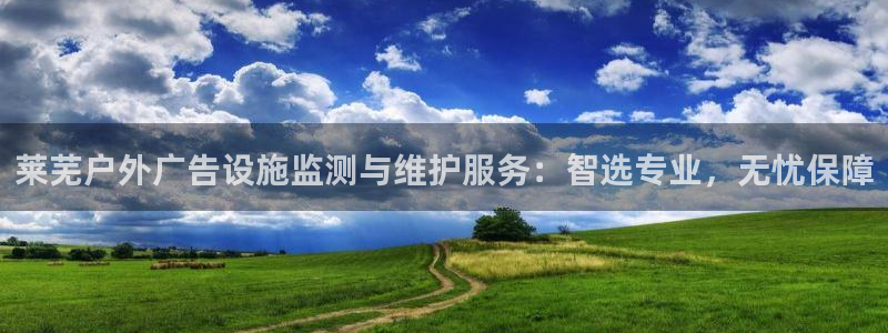 杏宇平台总代理：莱芜户外广告设施监测与维护服务：智选专业，无忧保障