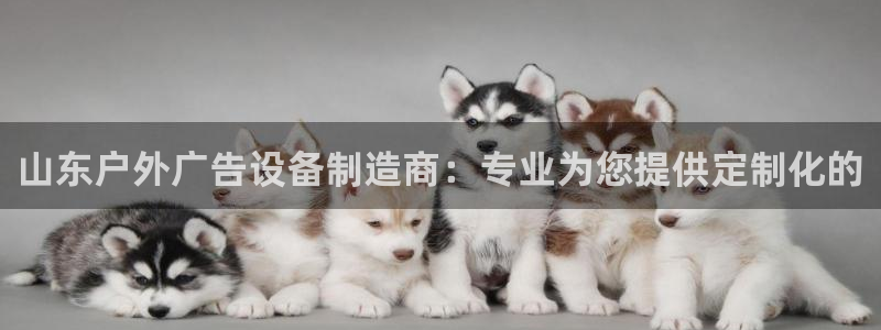 杏宇平台登录步骤图：山东户外广告设备制造商：专业为您提供定制化的