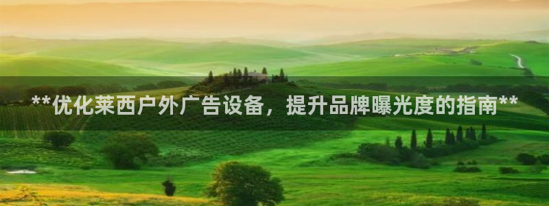 杏宇平台是什么：**优化莱西户外广告设备，提升品牌曝光度的指南**